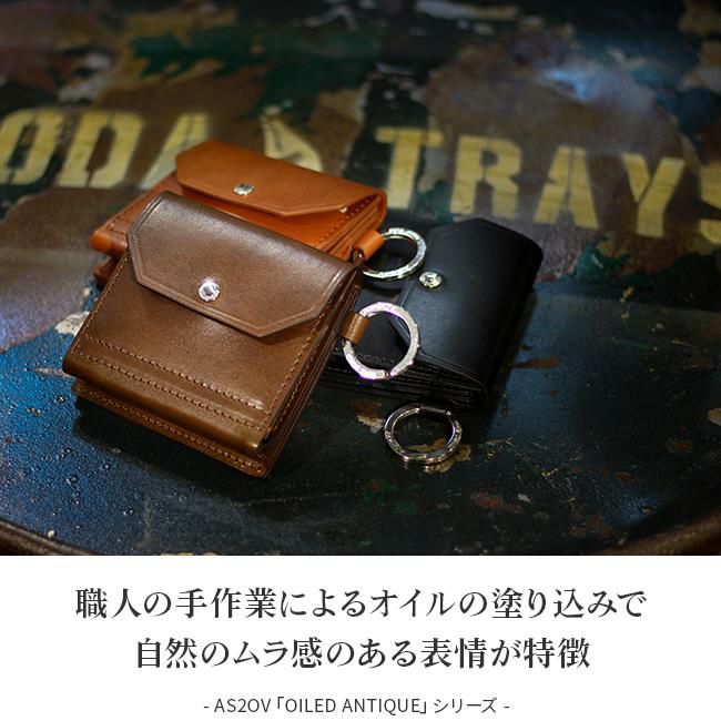 アッソブ アンティークレザー マネークリップ A2SOV 041902