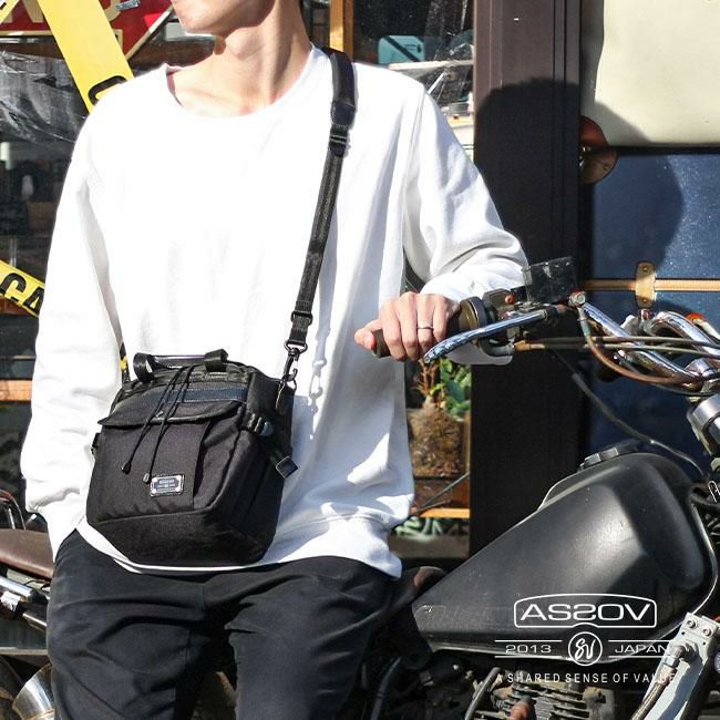 アッソブ エクスクルーシブバリスティックナイロン ショルダーバッグ A2SOV 061326