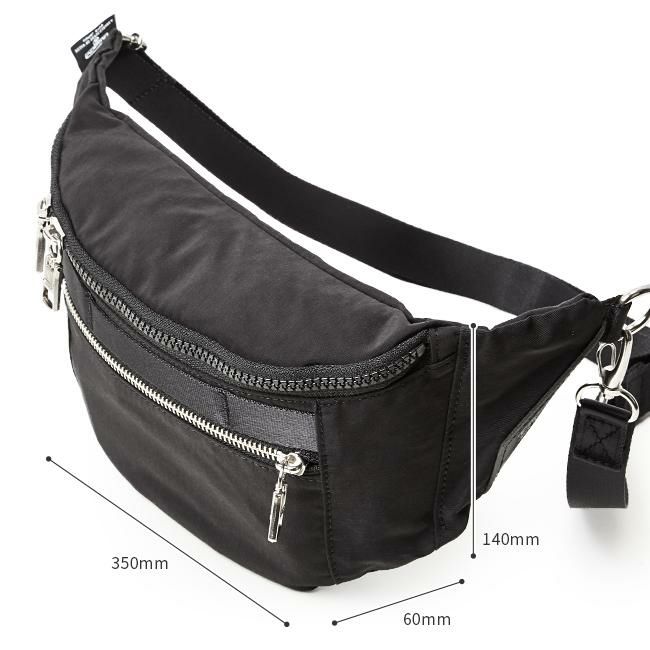 アッソブ シュリンクナイロン ウエストバッグ A2SOV 091705