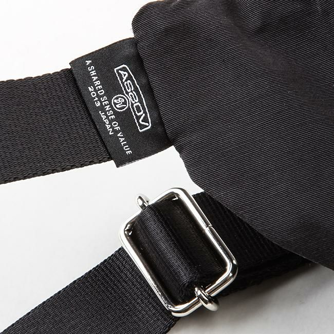 アッソブ シュリンクナイロン ウエストバッグ A2SOV 091705