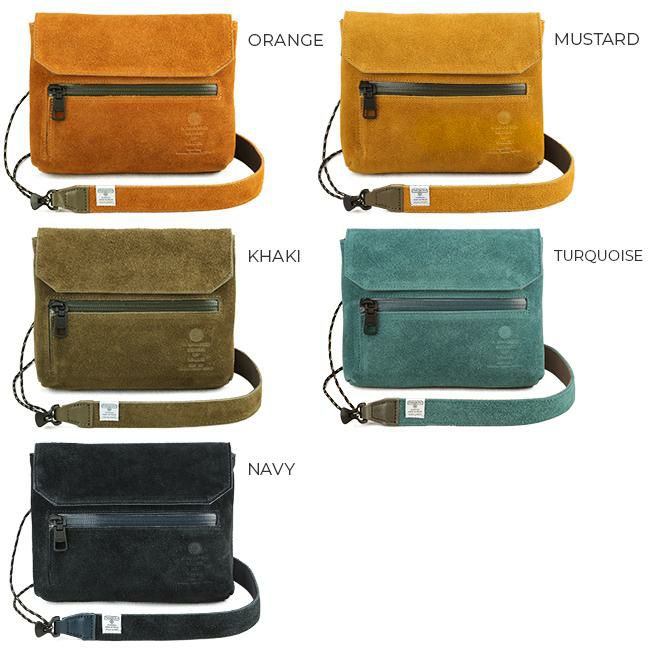 アッソブ ウォータープルーフ スェード サコッシュ A2SOV 091753