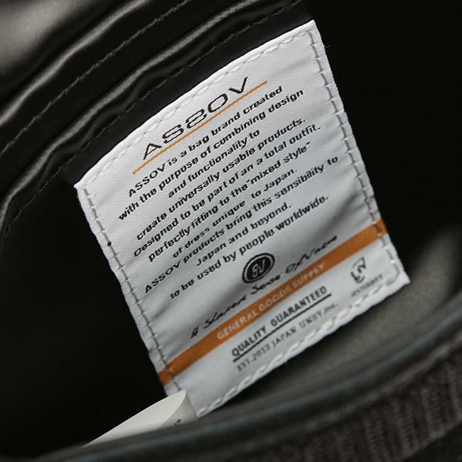 アッソブ ウォータープルーフ スェード サコッシュ A2SOV 091753