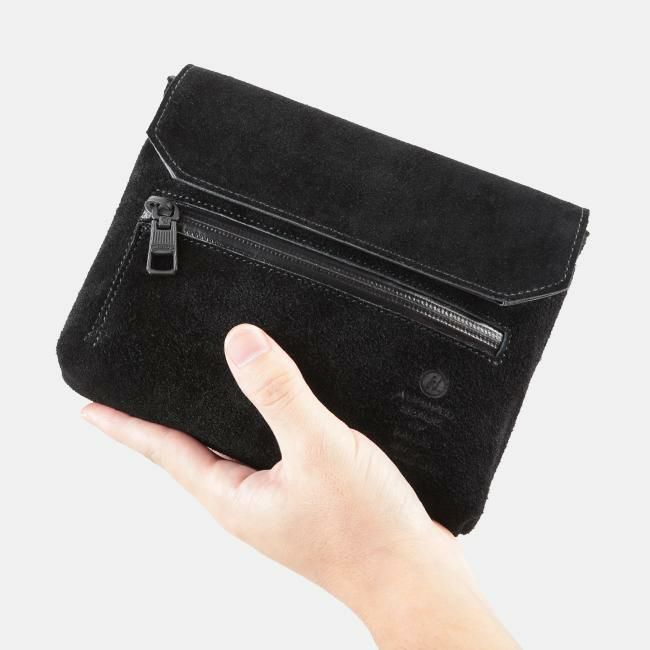 アッソブ ウォータープルーフ スェード サコッシュ A2SOV 091753