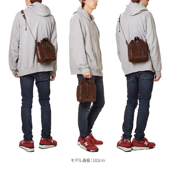 アッソブ ウォータープルーフスエード ショルダーバッグ A2SOV 091754