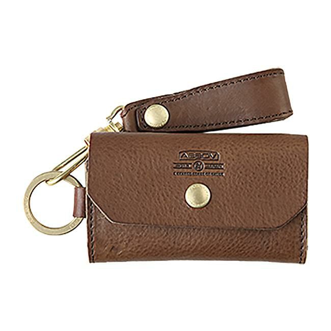 アッソブ オイルドシュリンクレザー キーケース キーホルダー A2SOV 101404