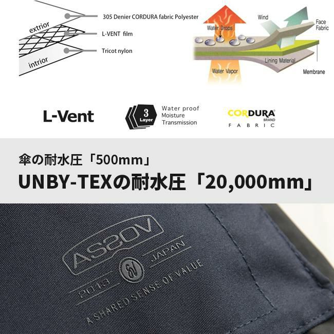 アッソブ ウォータープルーフコーデュラ305D リュック A2SOV 141601