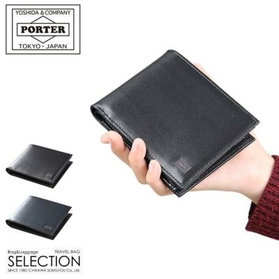 吉田カバン/ポーター/シーン/二つ折り財布【110-02921】【LOG