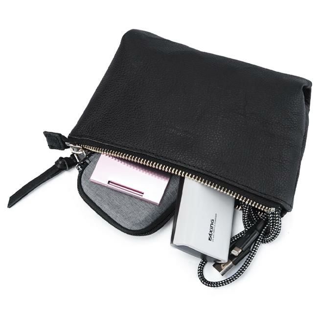 スロウ エンボッシングレザー ポーチ SLOW 300s148k