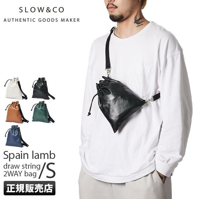 スロウ スペインラムレザー ショルダーバッグ SLOW 300s154k