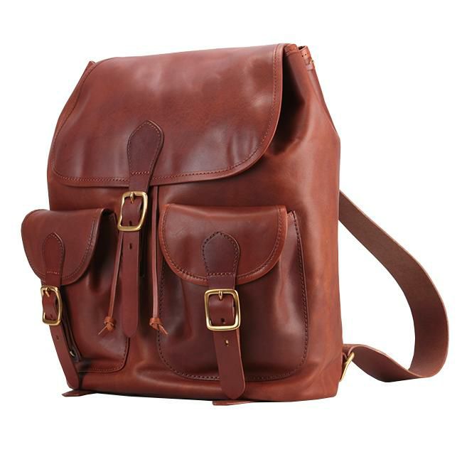 SLOW スロウ ダブルオイル - rucksack - カラー、チョコ 日本製 Double Oil - Rucksack -｜SLOW – スロウ 公式ECサイト | 革製の