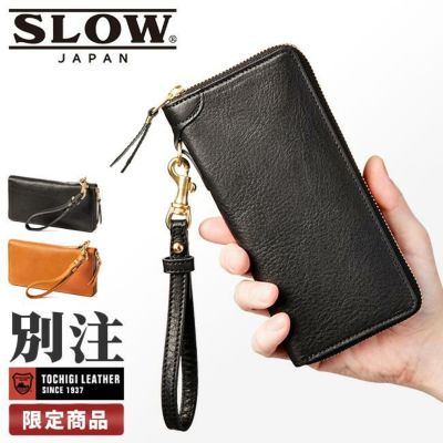 未使用級✨SLOW bono ボーノ　L字ファスナー　長財布 333S76i SLOW(ファッション) SLOW スロウ バナー bono Lzip long wallet