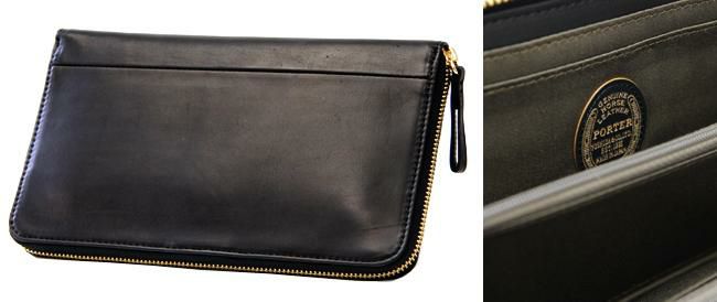 ポーター ワイズ 2WAYトラベルウォレット 341-01317 PORTER 財布 長財布 ラウンドファスナー 本革 馬革 緑 通帳 パスポート 大容量