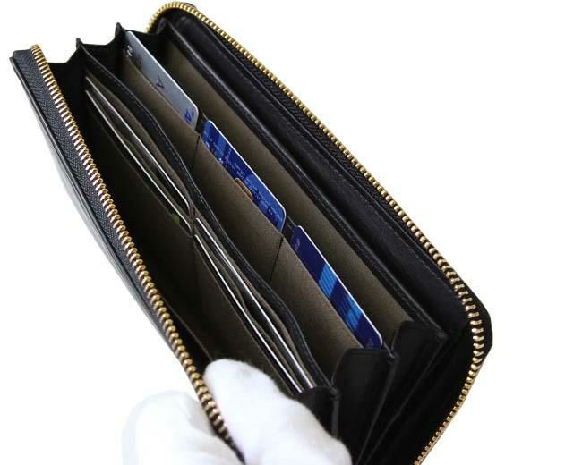 ポーター ワイズ ロングウォレット 341-01318 PORTER 財布 長財布 ラウンドファスナー box型小銭入れ 通帳 本革 馬革 緑 黒