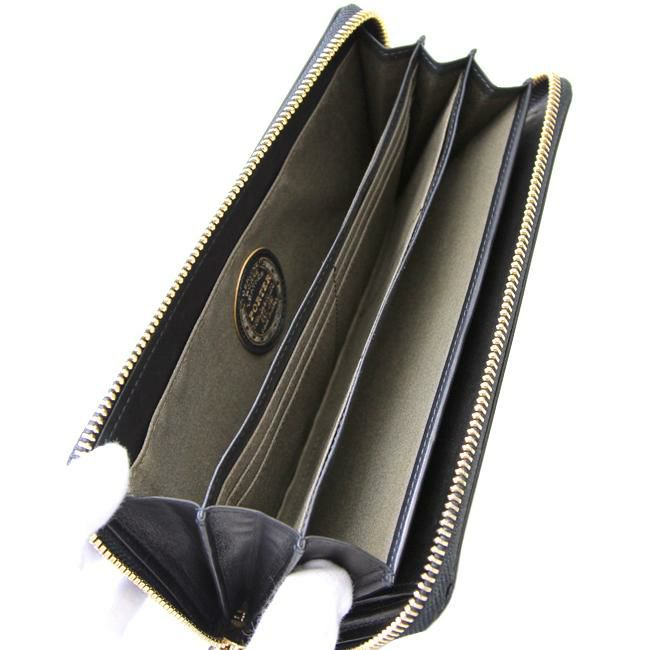 ポーター ワイズ ロングウォレット 341-01318 PORTER 財布 長財布 ラウンドファスナー box型小銭入れ 通帳 本革 馬革 緑 黒