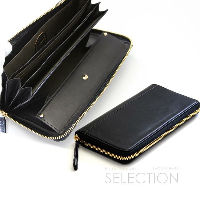 ポーター ワイズ ロングウォレット 341-01318 PORTER 財布 長財布 ラウンドファスナー box型小銭入れ 通帳 本革 馬革 緑 黒