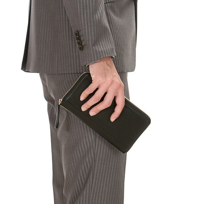 ポーター ワイズ ロングウォレット 341-01318 PORTER 財布 長財布 ラウンドファスナー box型小銭入れ 通帳 本革 馬革 緑 黒