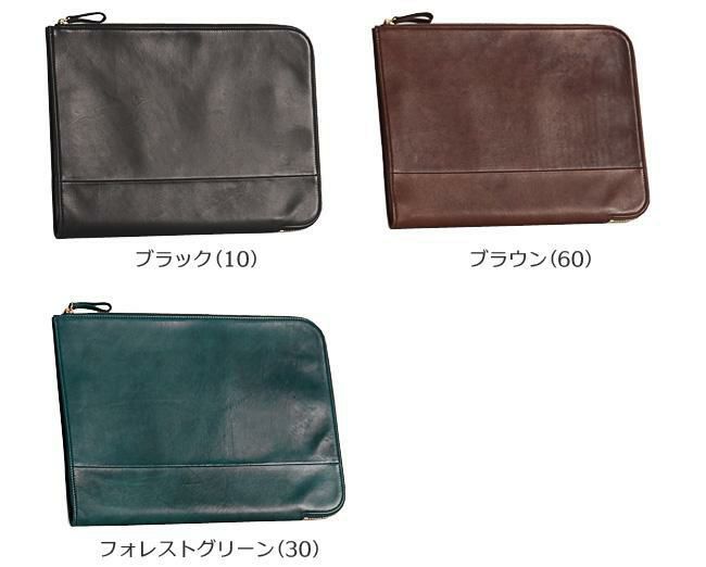 ポーター ワイズ ドキュメントケース 341-01323 PORTER クラッチバッグ A4 本革 馬革 緑