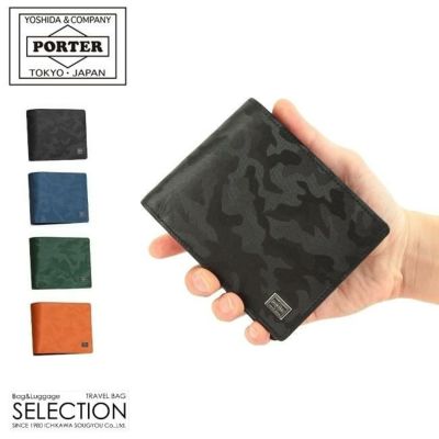 吉田カバン　PORTER ポーター　カプセル　ウォレット　三つ折り財布　ミニ　黒 CAPSULE（PORTER） ポーター カプセル ウォレット 555-06439