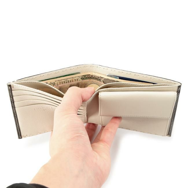 キャサリンハムネット カラーテーラード2 二つ折り財布 KATHARINE HAMNETT LONDON 490-58704