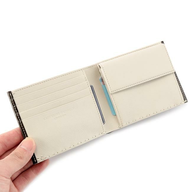 キャサリンハムネット カラーテーラード2 二つ折り財布 KATHARINE HAMNETT LONDON 490-58704