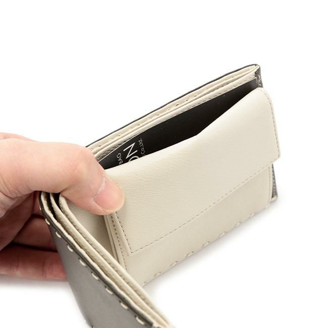 キャサリンハムネット カラーテーラード2 二つ折り財布 KATHARINE HAMNETT LONDON 490-58704