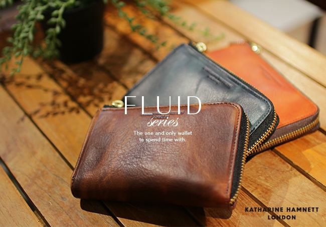 キャサリンハムネット フルイド ミドル財布 KATHARINE HAMNETT LONDON 490-59202