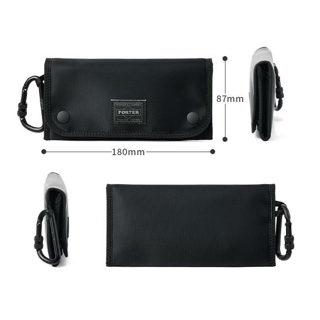 未使用★ポーター コンパート ロングウォレット538-16170 ブラック 正規取扱店】ポーター コンパート ロングウォレット 538-16170