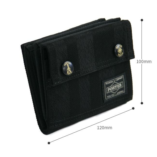 ポーター タンゴブラック レディースウォレット 638-07801