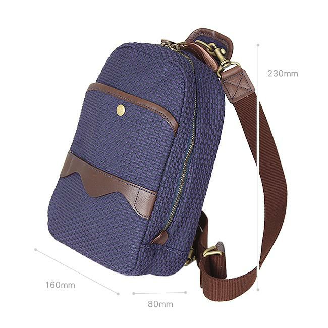 マッカモン 刺子 ボディバッグ  680902