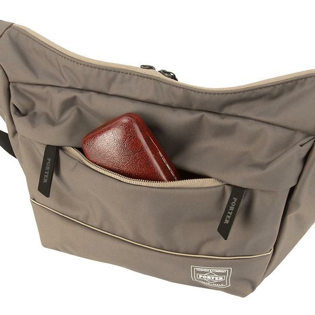 PORTER ショルダーバッグ 茶色 正規取扱店】ポーター ムース ショルダーバッグ(S) 751-09875