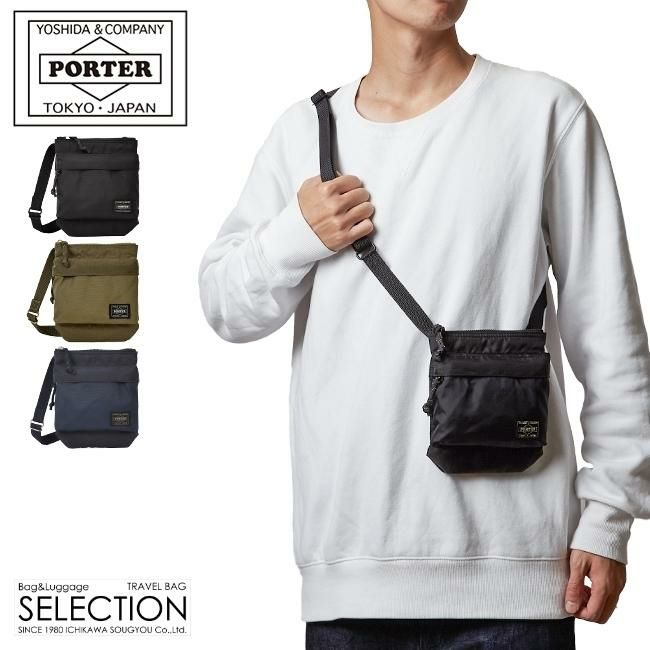 PORTER ナイロンツイルショルダーポーチ ブラック 新品未使用