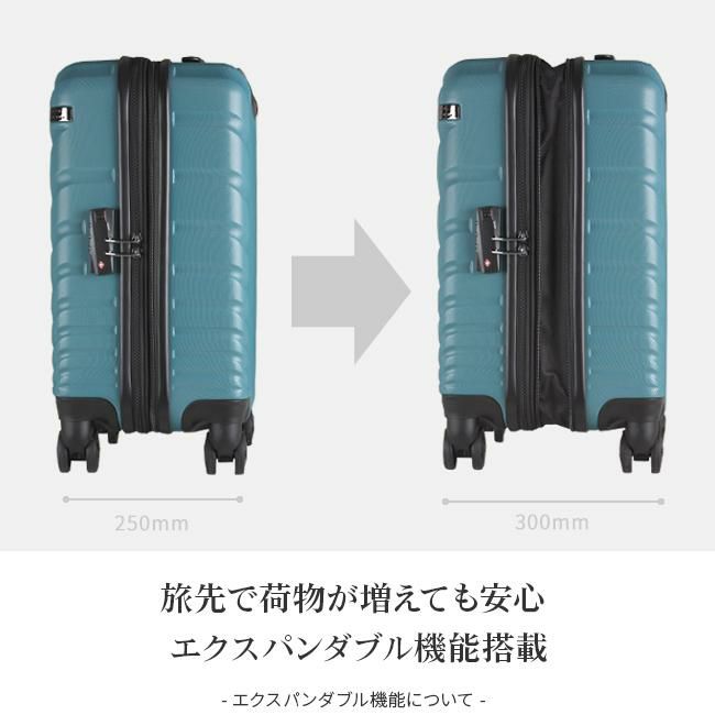 正規取扱店】エース エースデザイン オーバル スーツケース 36L