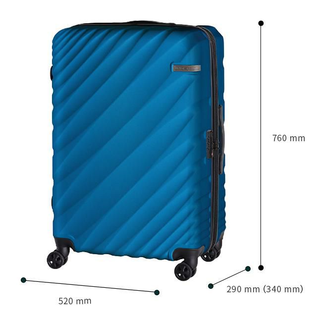 エースデザイン オーバル スーツケース  ace-06423