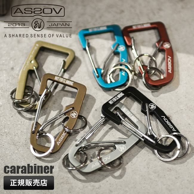 アッソブ ダブルカラビナ キーケース キーホルダー A2SOV as2ov-201700