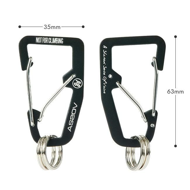 アッソブ ダブルカラビナ キーケース キーホルダー A2SOV as2ov-201700