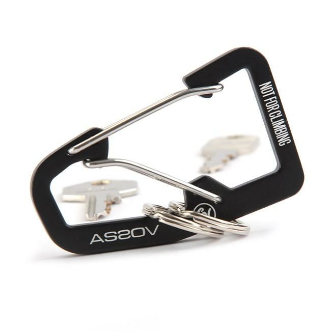 アッソブ ダブルカラビナ キーケース キーホルダー A2SOV as2ov-201700