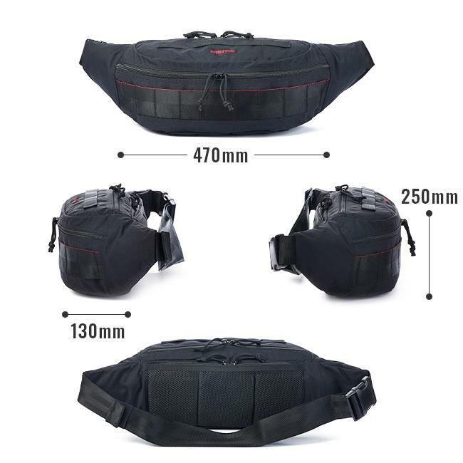 ブリーフィング モジュールウェア ウエストバッグ BRIEFING bra221l17