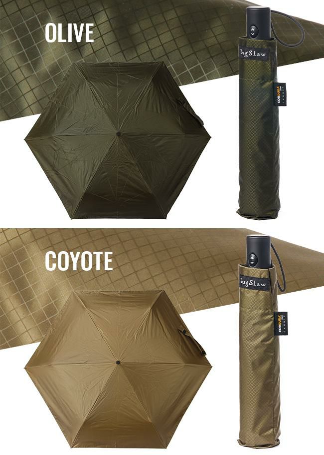 バグスロウ×アンベル ベリカル 折りたたみ傘 晴雨兼用 自動開閉 日傘 軽量 完全遮光 遮熱 Amvel VERYKAL CORDURA HEATBLOCK bugSlaw-005