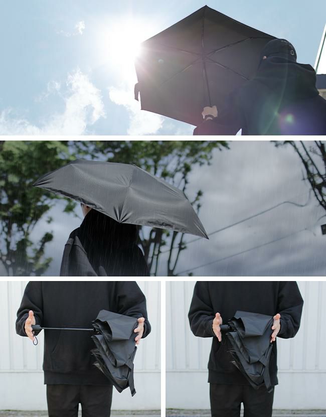 バグスロウ×アンベル ベリカル 折りたたみ傘 晴雨兼用 自動開閉 日傘 軽量 完全遮光 遮熱 Amvel VERYKAL CORDURA HEATBLOCK bugSlaw-005