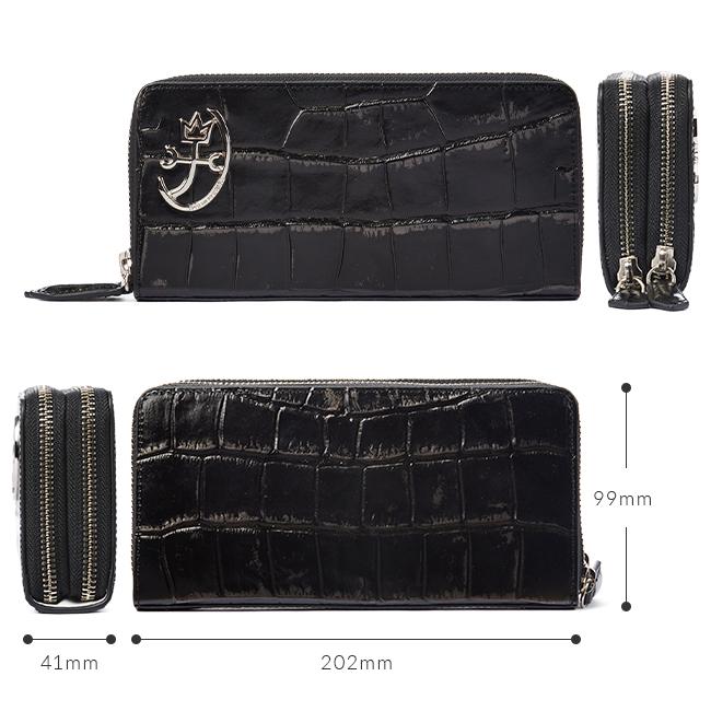 正規取扱店】カステルバジャック ジプス 財布 長財布 ダブルファスナー  