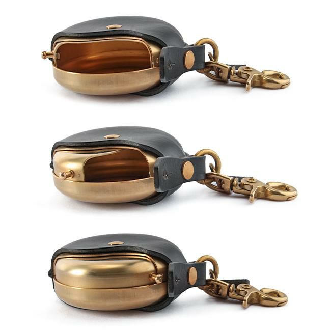 クランプ イタリアンレザー 携帯灰皿 レザーマルチケース cr-131