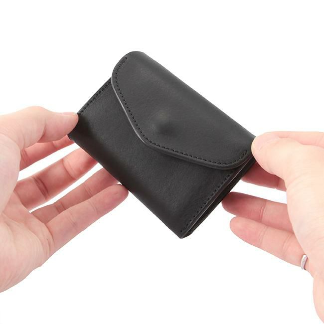 クランプ イタリアシュリンクレザー 三つ折り財布 Cramp cr-170