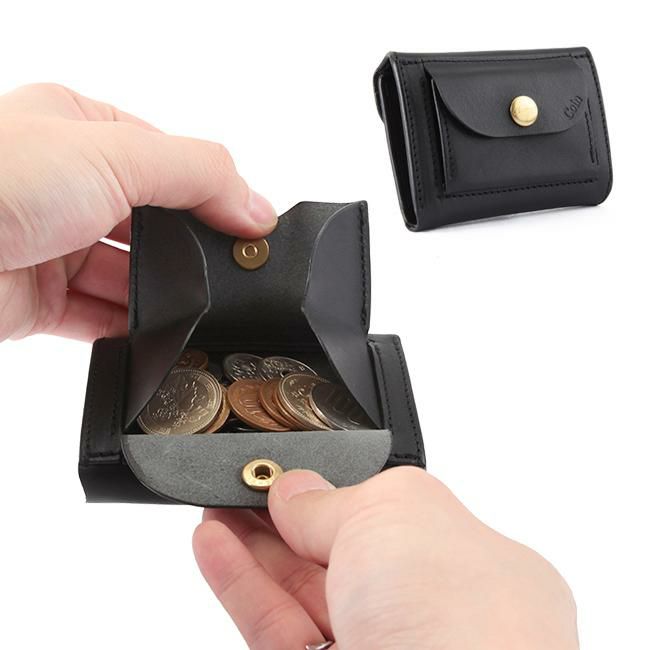 クランプ イタリアシュリンクレザー 三つ折り財布 Cramp cr-170