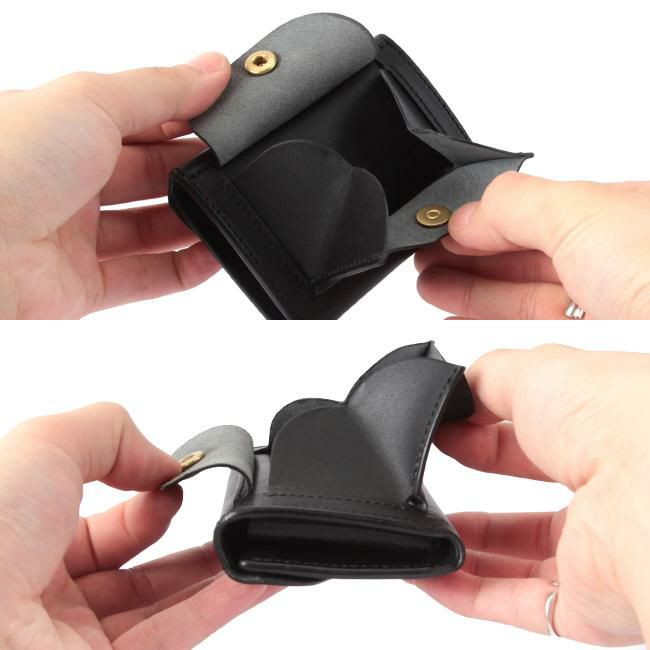 クランプ イタリアシュリンクレザー 三つ折り財布 Cramp cr-170