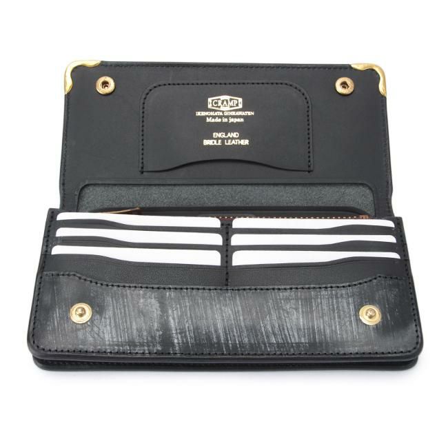 クランプ UKブライドルレザー 長財布 Cramp cr-901
