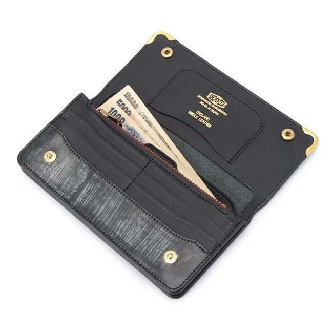 クランプ UKブライドルレザー 長財布 Cramp cr-901