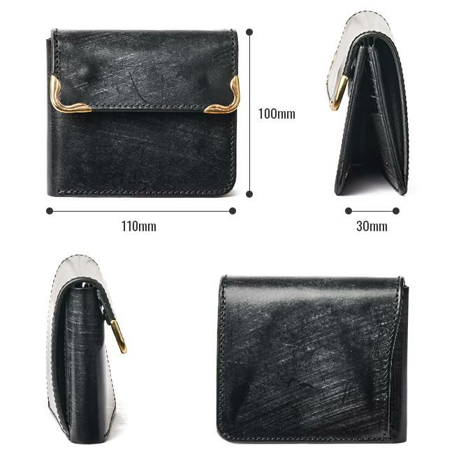 クランプ UKブライドルレザー 二つ折り財布 Cramp cr-915