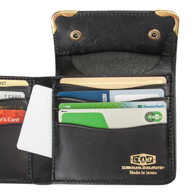 クランプ UKブライドルレザー 二つ折り財布 Cramp cr-915