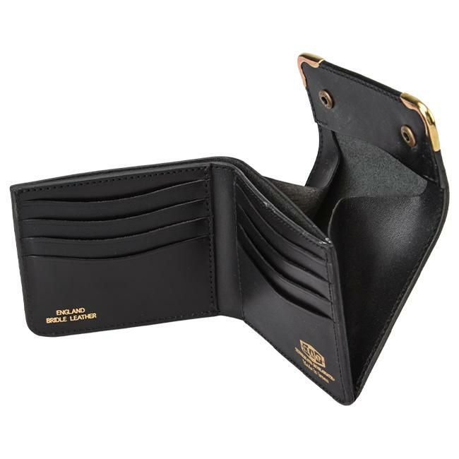 クランプ UKブライドルレザー 二つ折り財布 Cramp cr-915