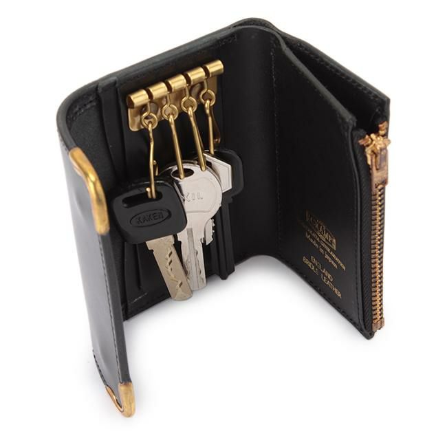 クランプ UKブライドルレザー キーケース キーホルダー Cramp cr-916